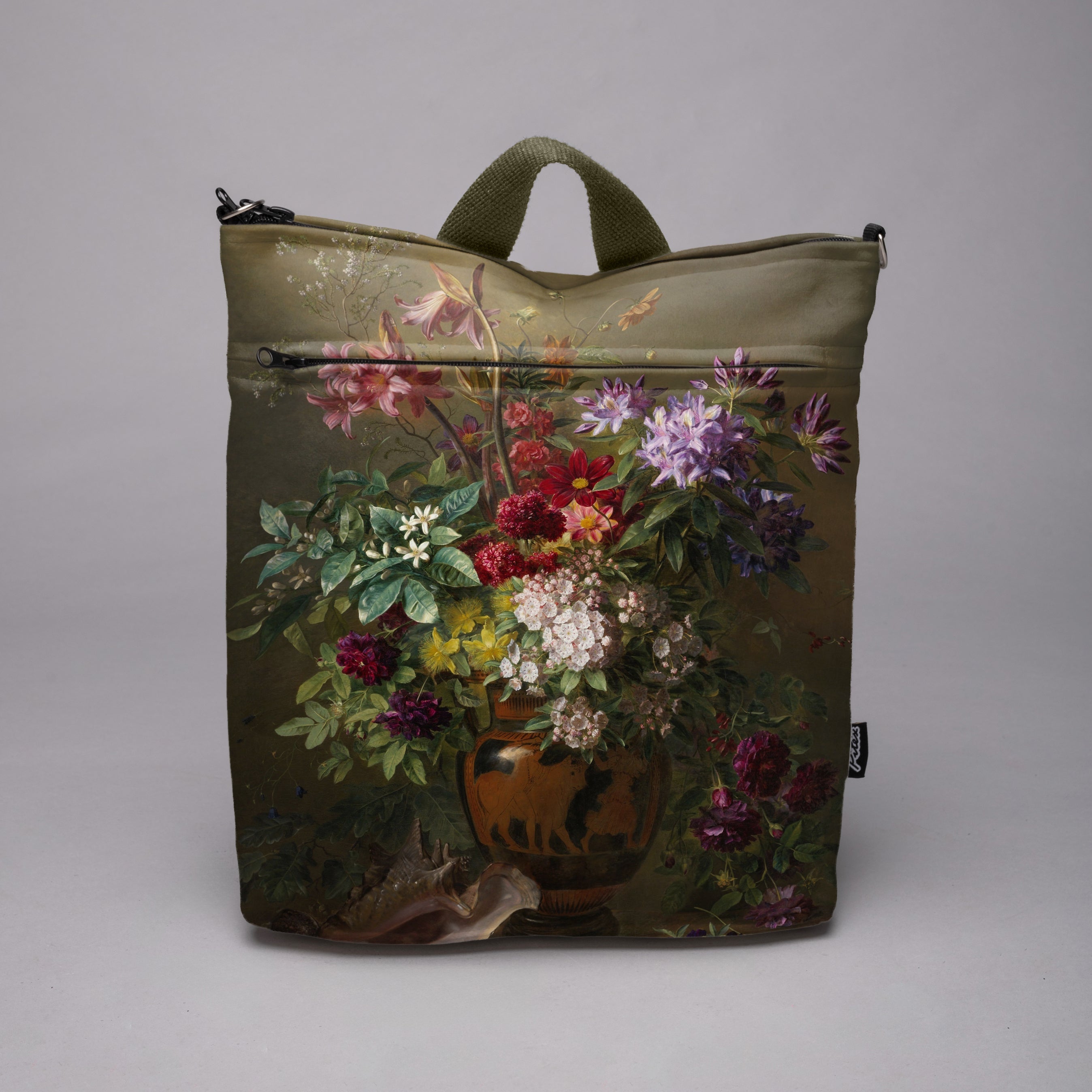 Kuprinė No.3 Gregorius van Os „Still Life With Flowers In A Greek Vase