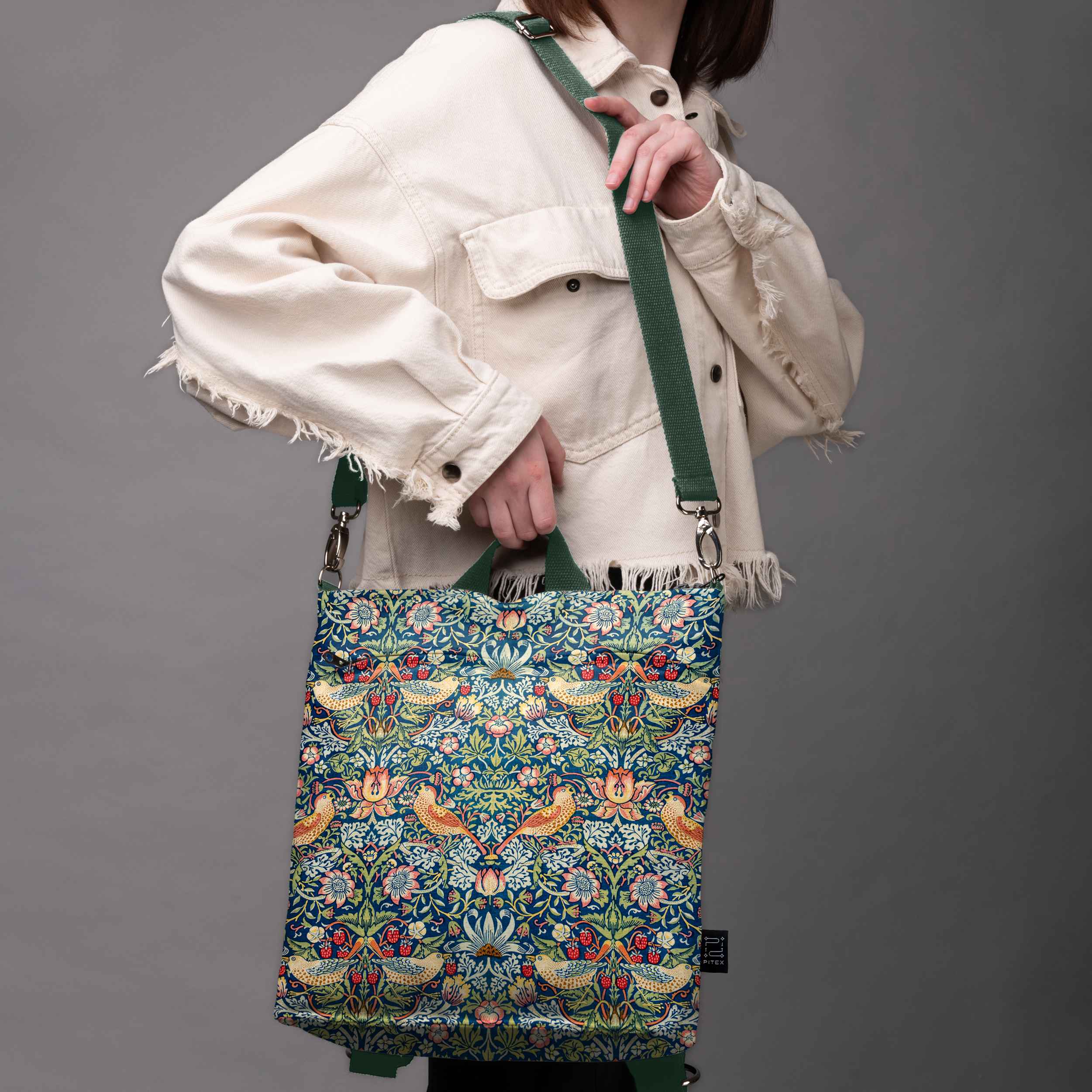Kuprinė No.3 William Morris „Strawberry Thief