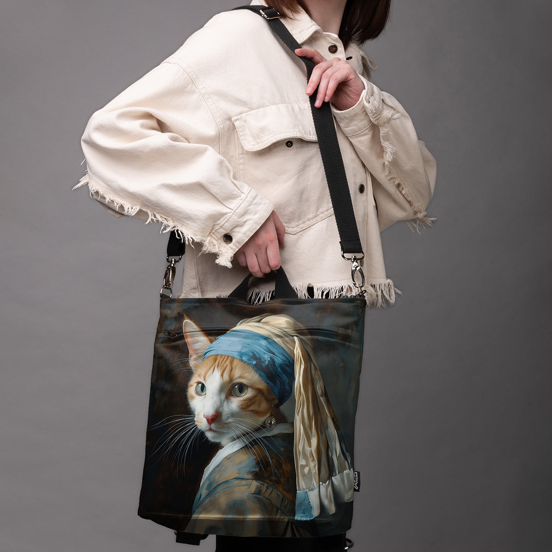 <tc>Backpack No.3 Imagine "Cat with a Pearl earring"</tc>