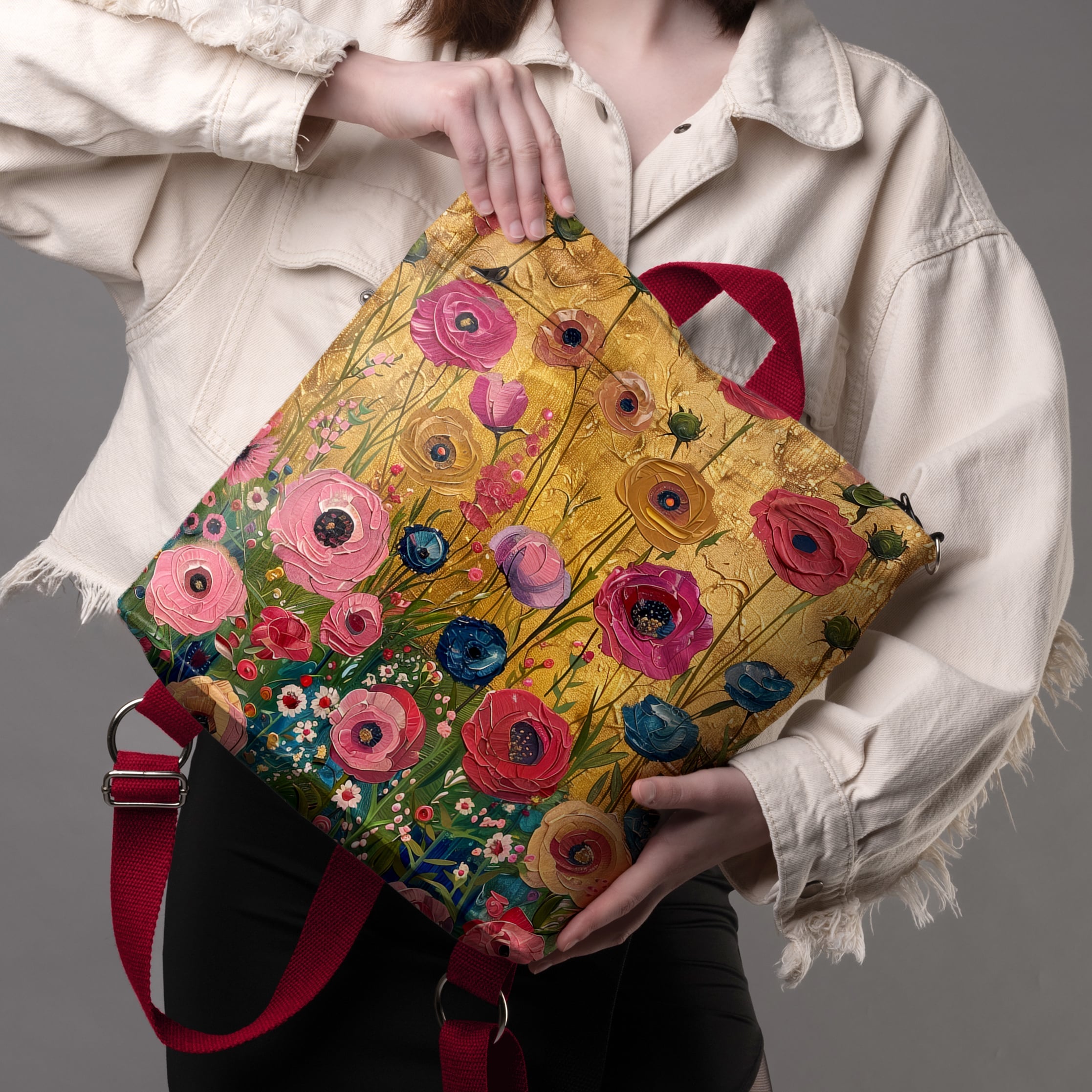 <tc>Backpack No.3 Imagine "Thread flowers"</tc>