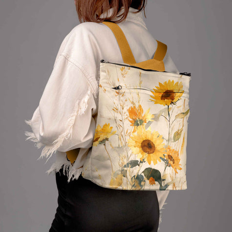 Kuprinė No.3 Gėlės „Saulėgražų puokštė