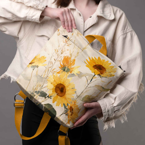 Kuprinė No.3 Gėlės „Saulėgražų puokštė