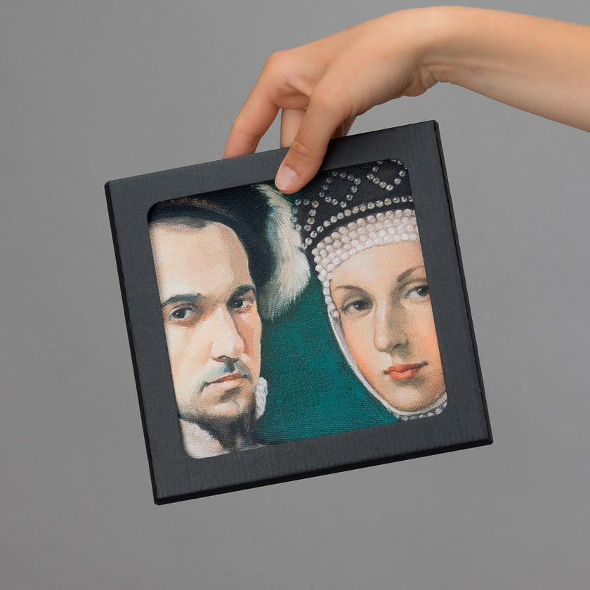 Stalo padėkliukai “Augustas ir Barbora” | 6 vnt.