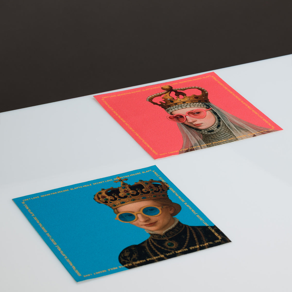 Stalo padėkliukai “Karalienės Barbora ir Kotryna” | 6 vnt.