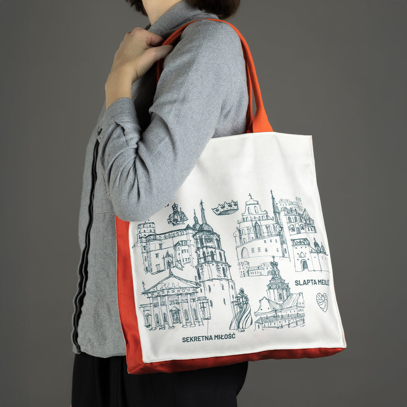 Rankinė Slapta meilė „Karališkas Vilnius” | spalvotai