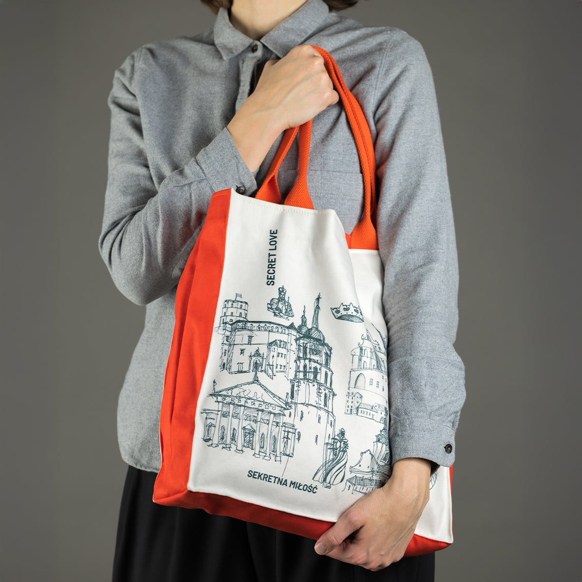 Rankinė Slapta meilė „Karališkas Vilnius” | spalvotai