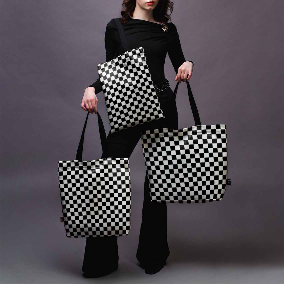 Shopping bag Classy „Checkerboard
