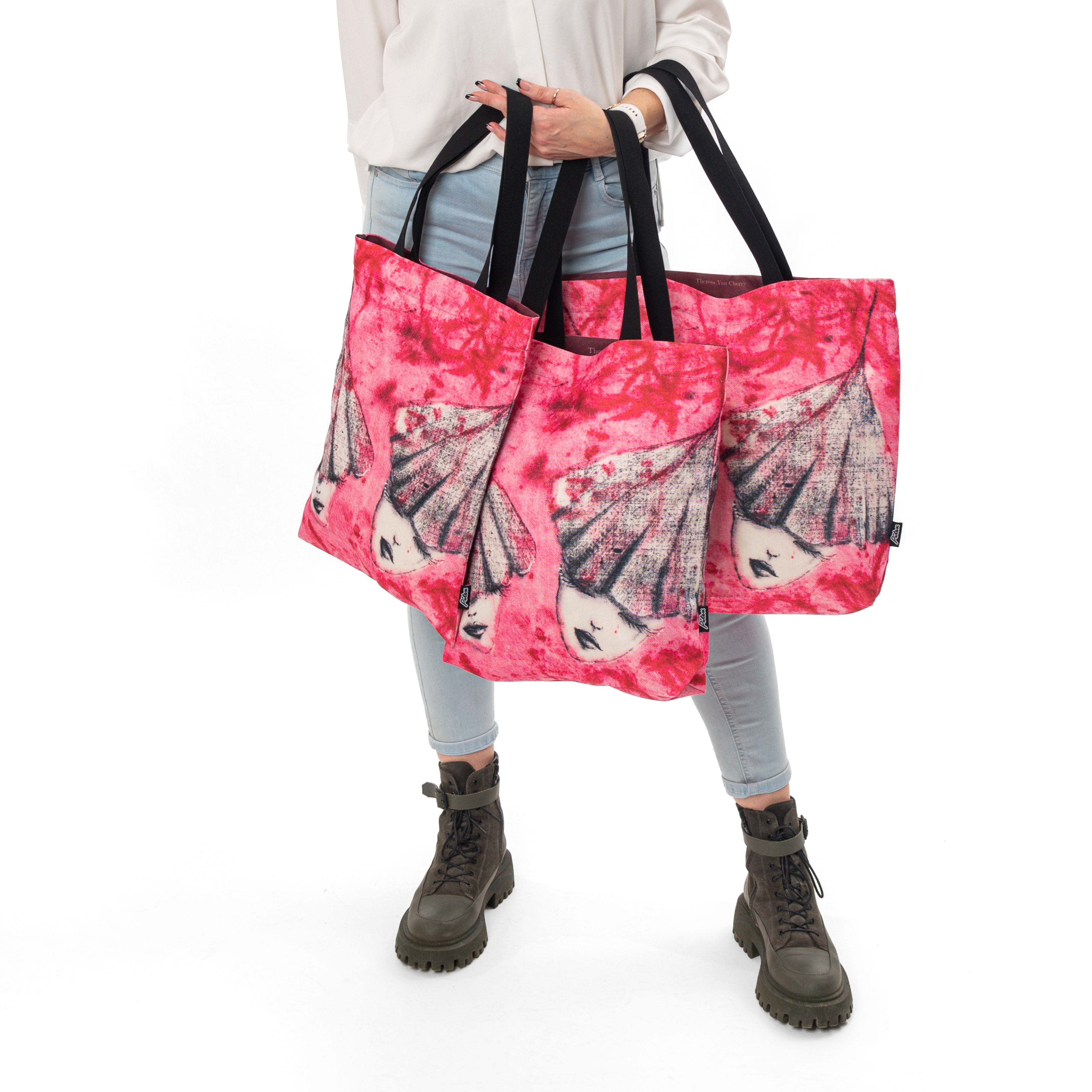 <tc>Shopping bag Theresa Van Cherry "Longing for the sea"</tc>