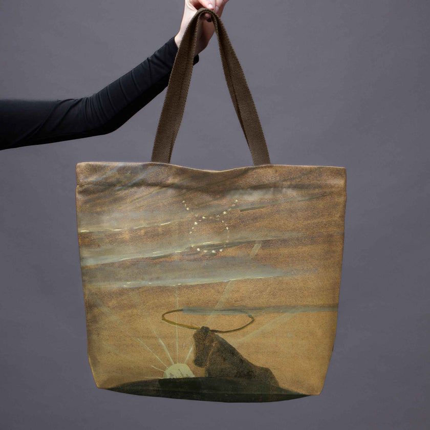 Pirkinių krepšys M. K. Čiurlionis „Saulė eina Jaučio ženklu