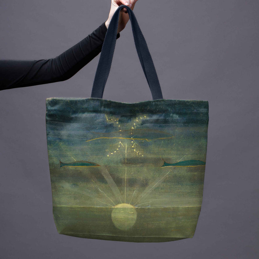 Pirkinių krepšys M. K. Čiurlionis „Saulė eina Žuvų ženklu