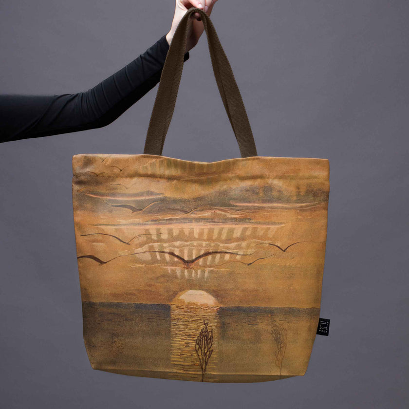 Pirkinių krepšys M. K. Čiurlionis „Saulėlydis