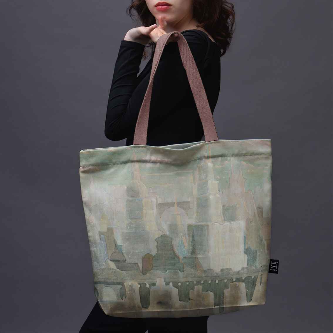 Shopping bag M. K. Čiurlionis „City