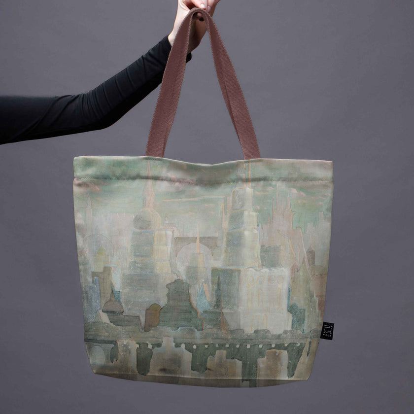 Shopping bag M. K. Čiurlionis „City