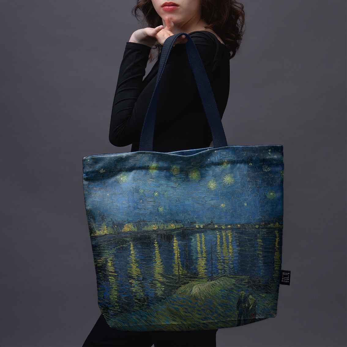 Pirkinių krepšys Vincent van Gogh „Starry Night Over the Rhone