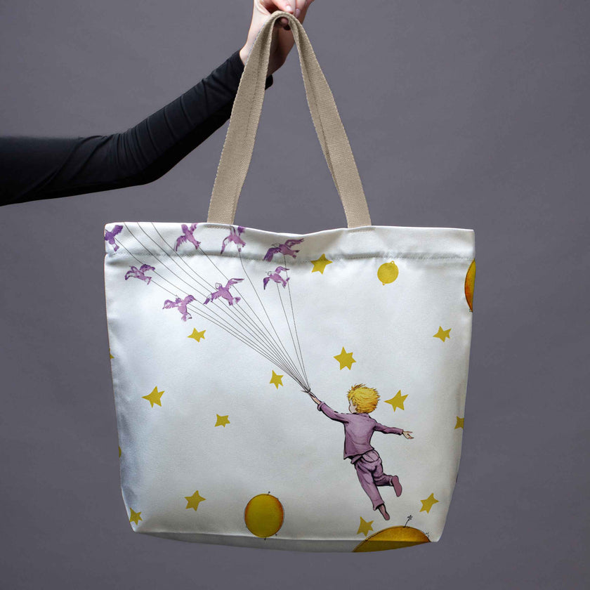 Pirkinių krepšys Antoine de Saint-Exupéry Mažasis princas „Paukščiai