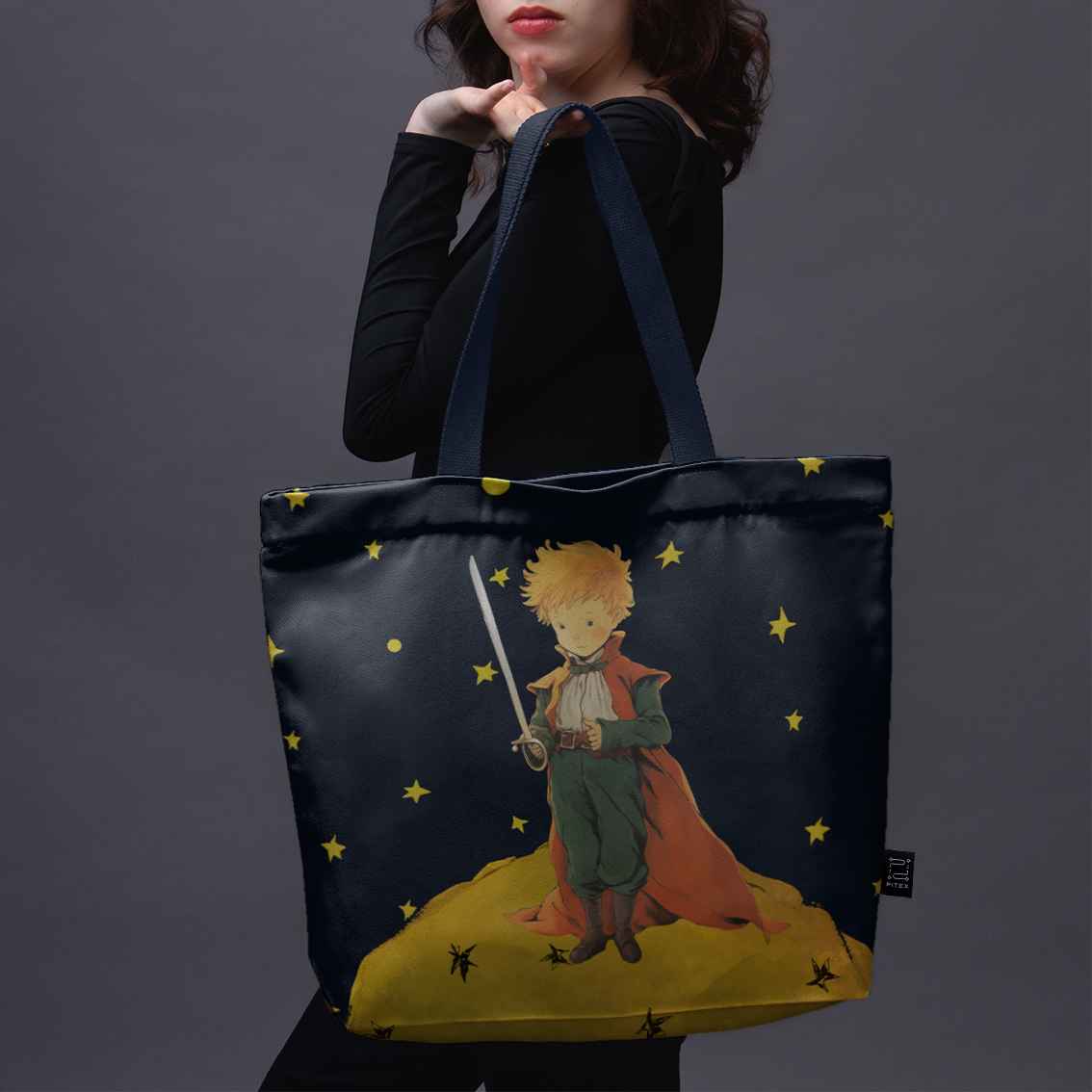 Pirkinių krepšys Antoine de Saint-Exupéry Mažasis princas „Lapė