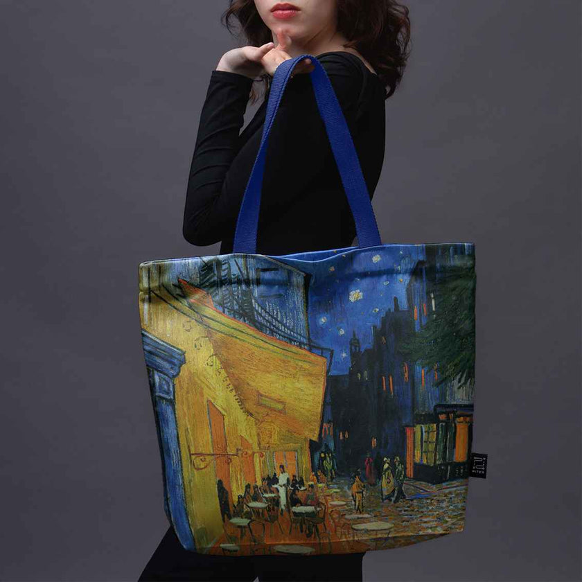 Pirkinių krepšys Vincent van Gogh „Cafe Terrace at Night