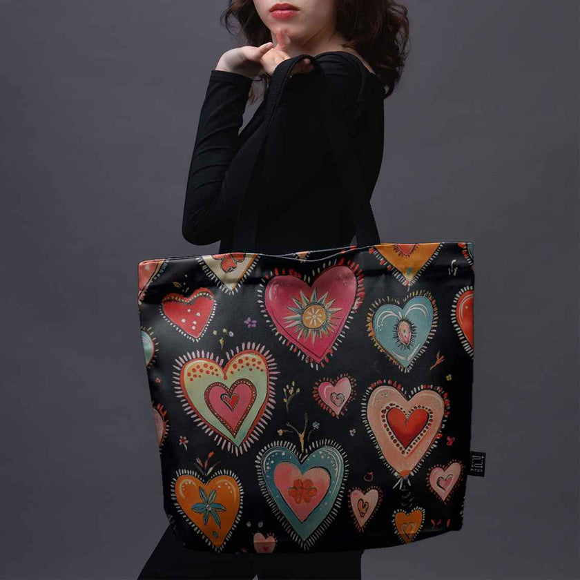 Pirkinių krepšys Imagine „Širdžių mozaika