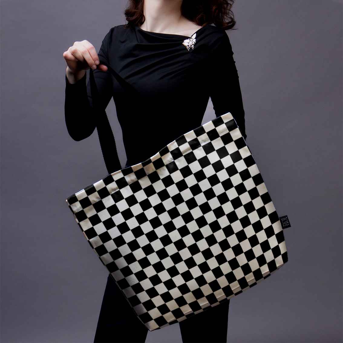 Shopping bag Classy „Checkerboard