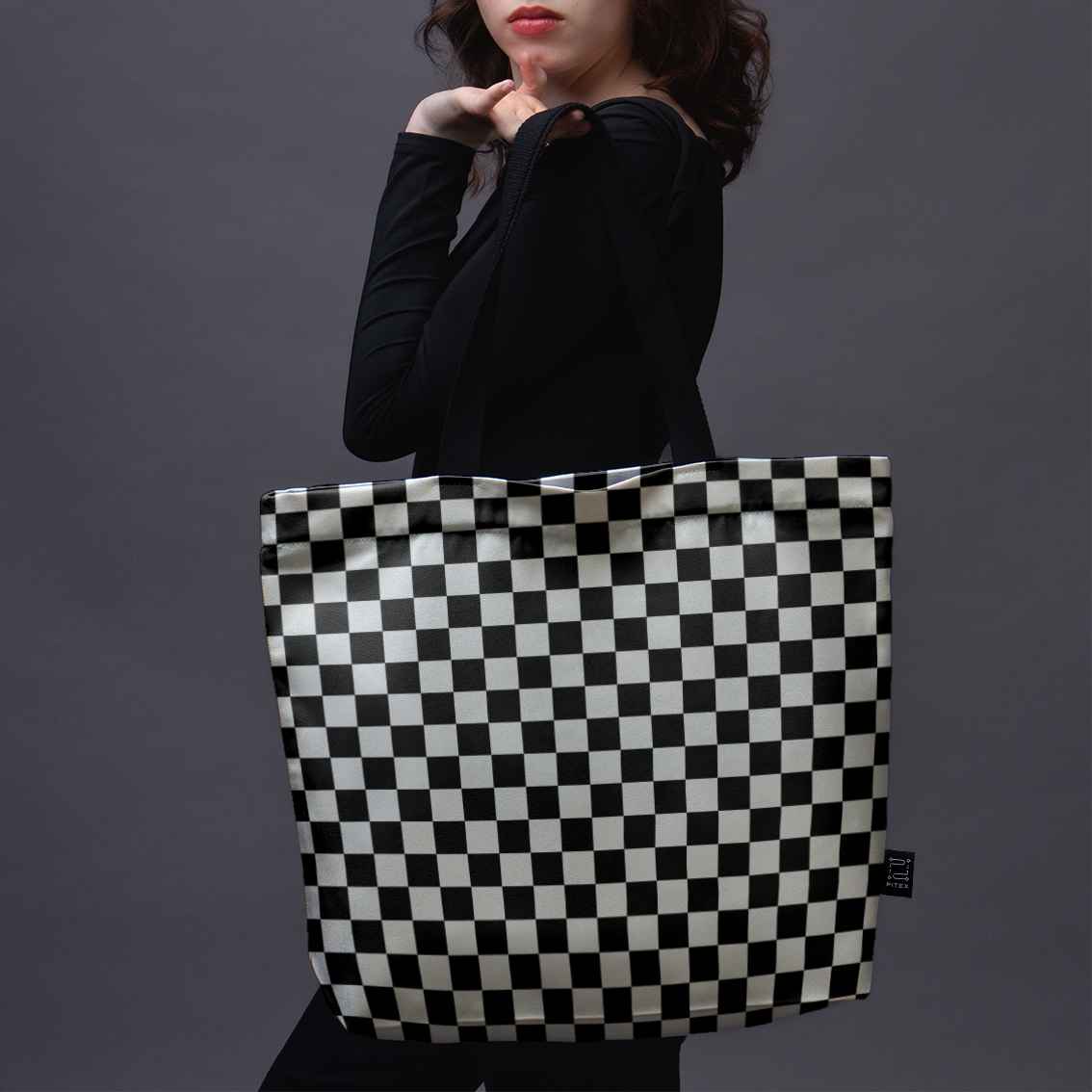 Shopping bag Classy „Checkerboard