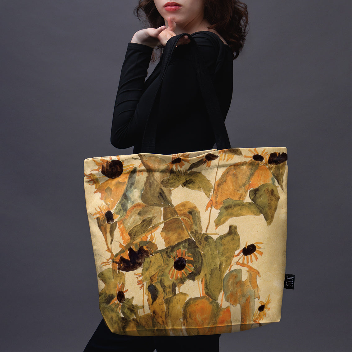 Pirkinių krepšys Egon Schiele „Sunflowers“