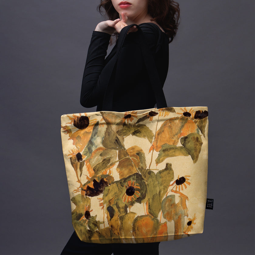 Pirkinių krepšys Egon Schiele „Sunflowers“