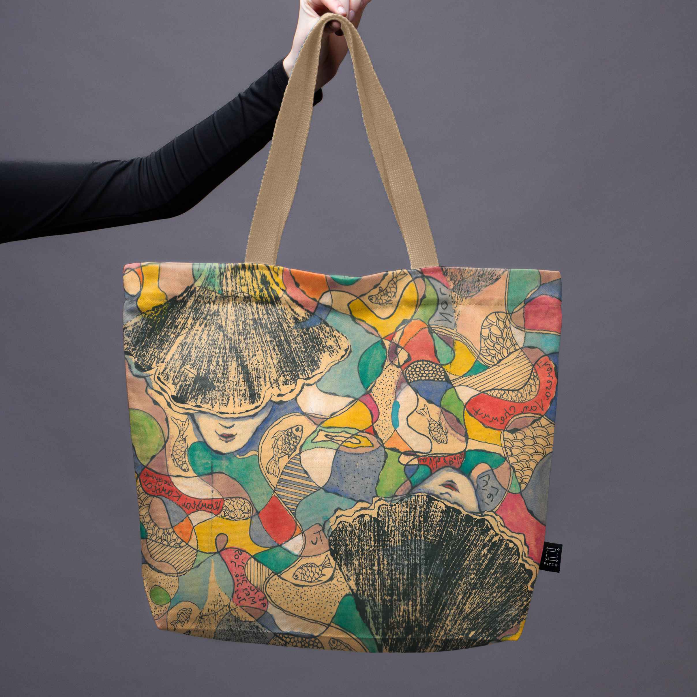Shopping bag Theresa Van Cherry 