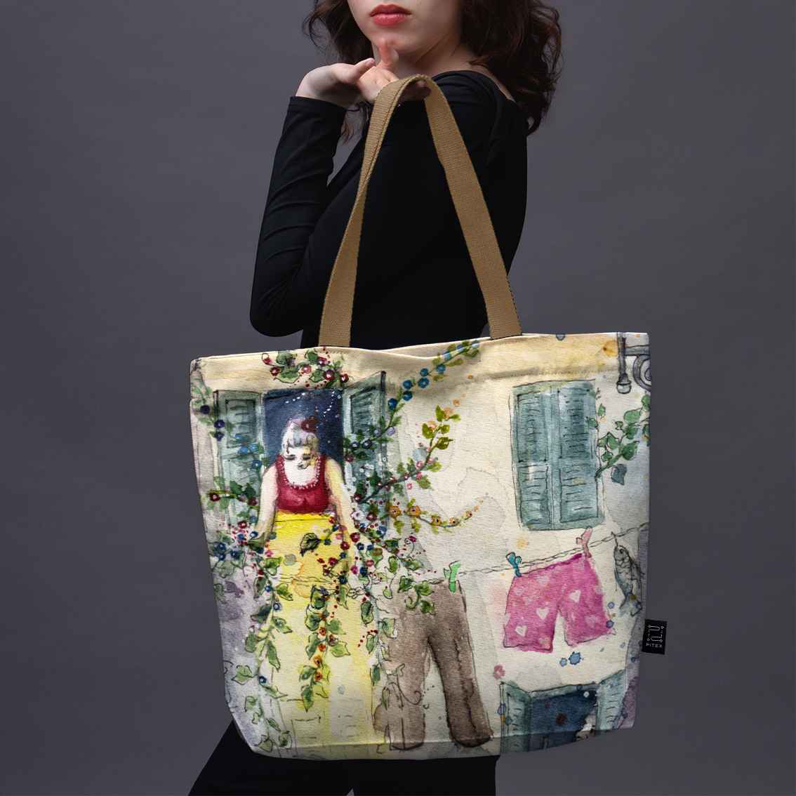 Shopping bag Theresa Van Cherry 