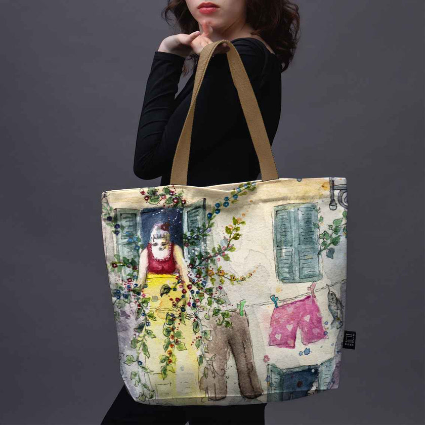 Shopping bag Theresa Van Cherry 