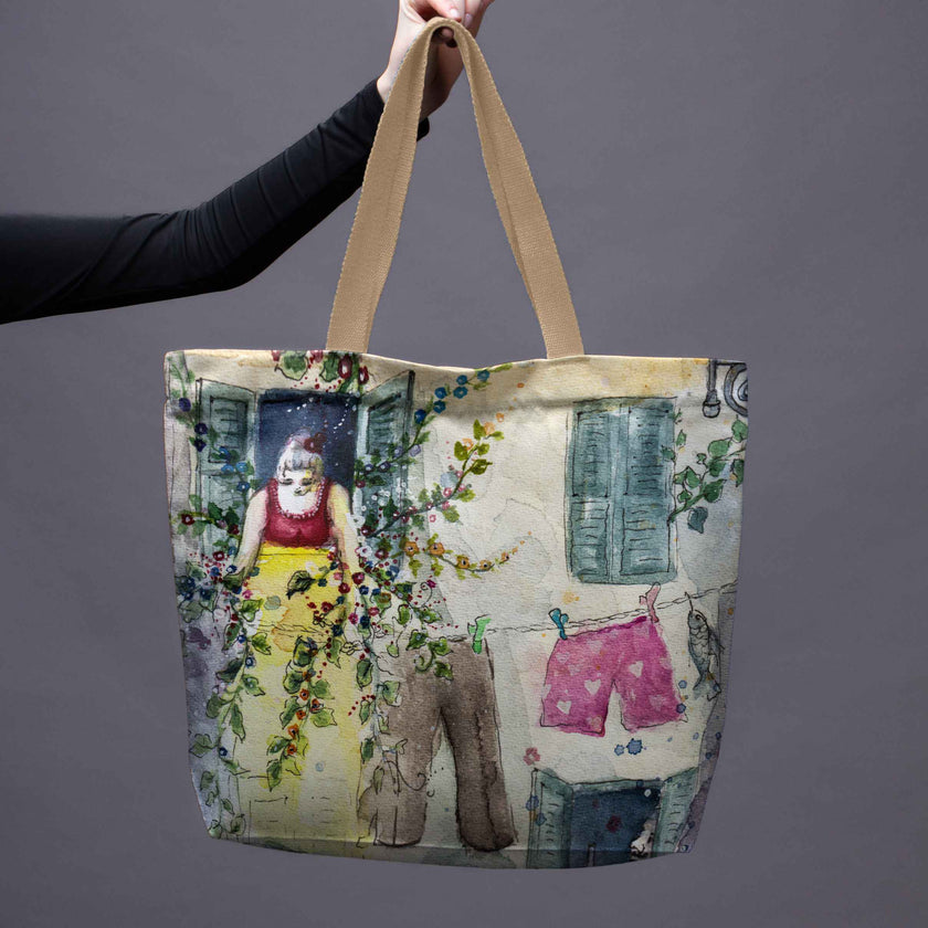 Pirkinių krepšys Theresa Van Cherry „Langas