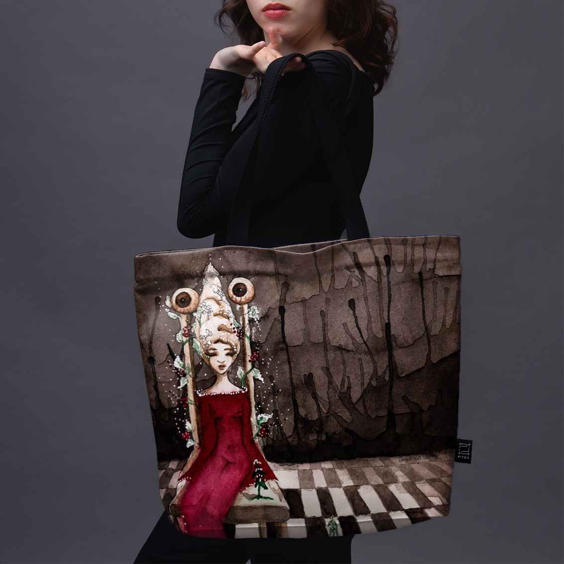 Shopping bag Theresa Van Cherry 