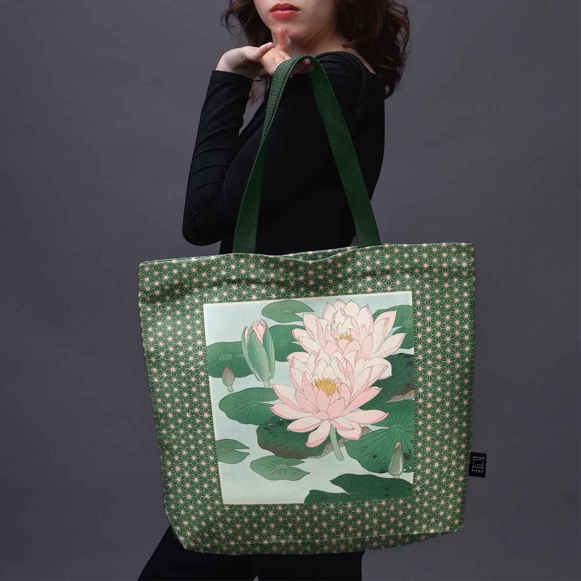 Shopping bag Ohara Koson „Water Lily