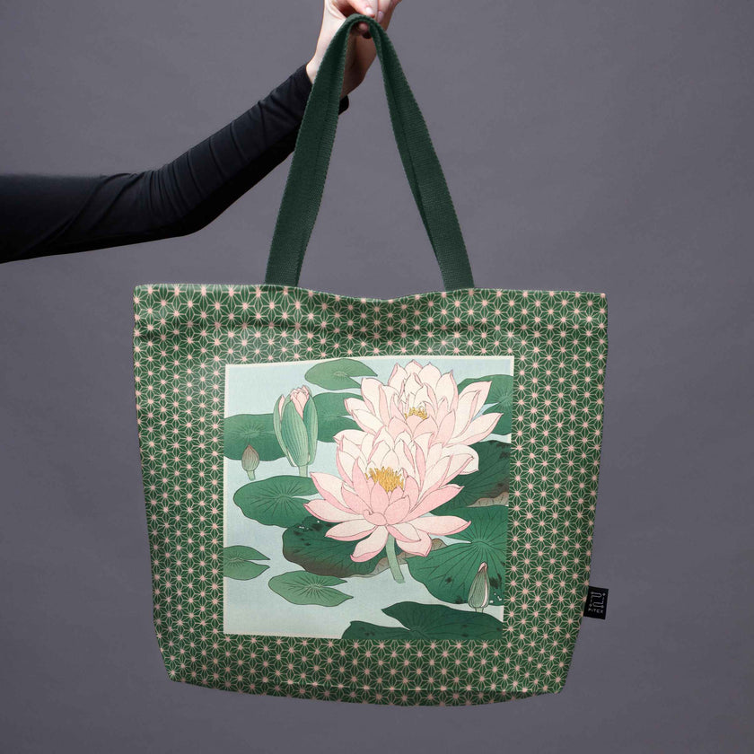 Shopping bag Ohara Koson „Water Lily