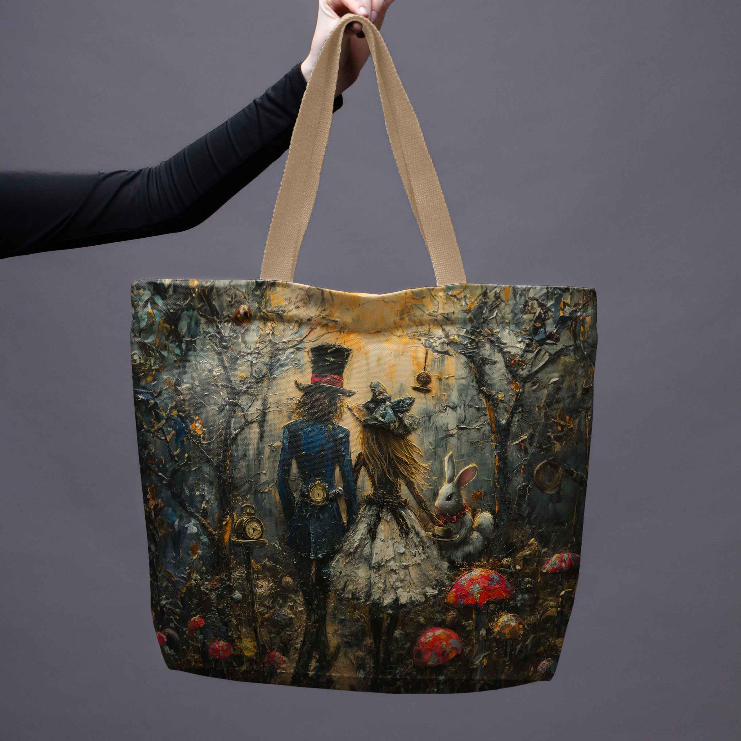 Pirkinių krepšys Imagine „Alisa ir Skrybėlius