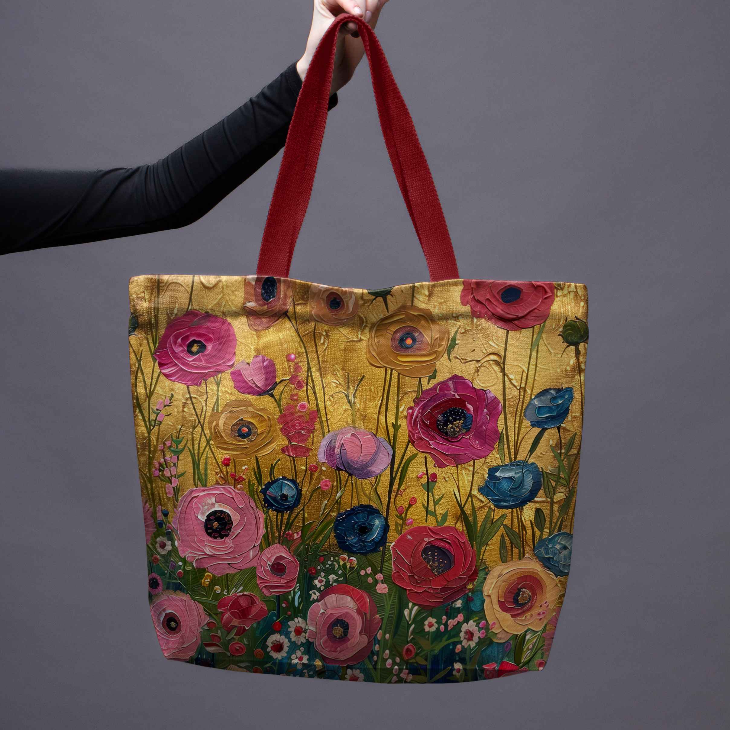 Pirkinių krepšys Imagine „Gėlės Klimtui