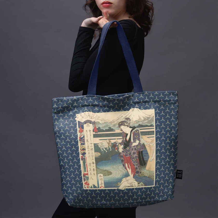 Shopping bag Yashima Gakutei „Geisha and the River