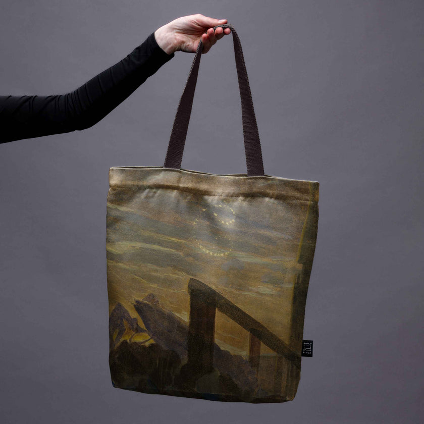 Pirkinių krepšys M. K. Čiurlionis „Saulė eina Vėžio ženklu