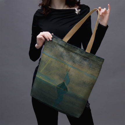 Pirkinių krepšys M. K. Čiurlionis „Saulė eina Ožiaragio ženklu