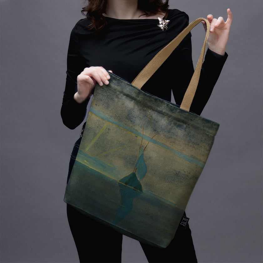 Pirkinių krepšys M. K. Čiurlionis „Saulė eina Ožiaragio ženklu