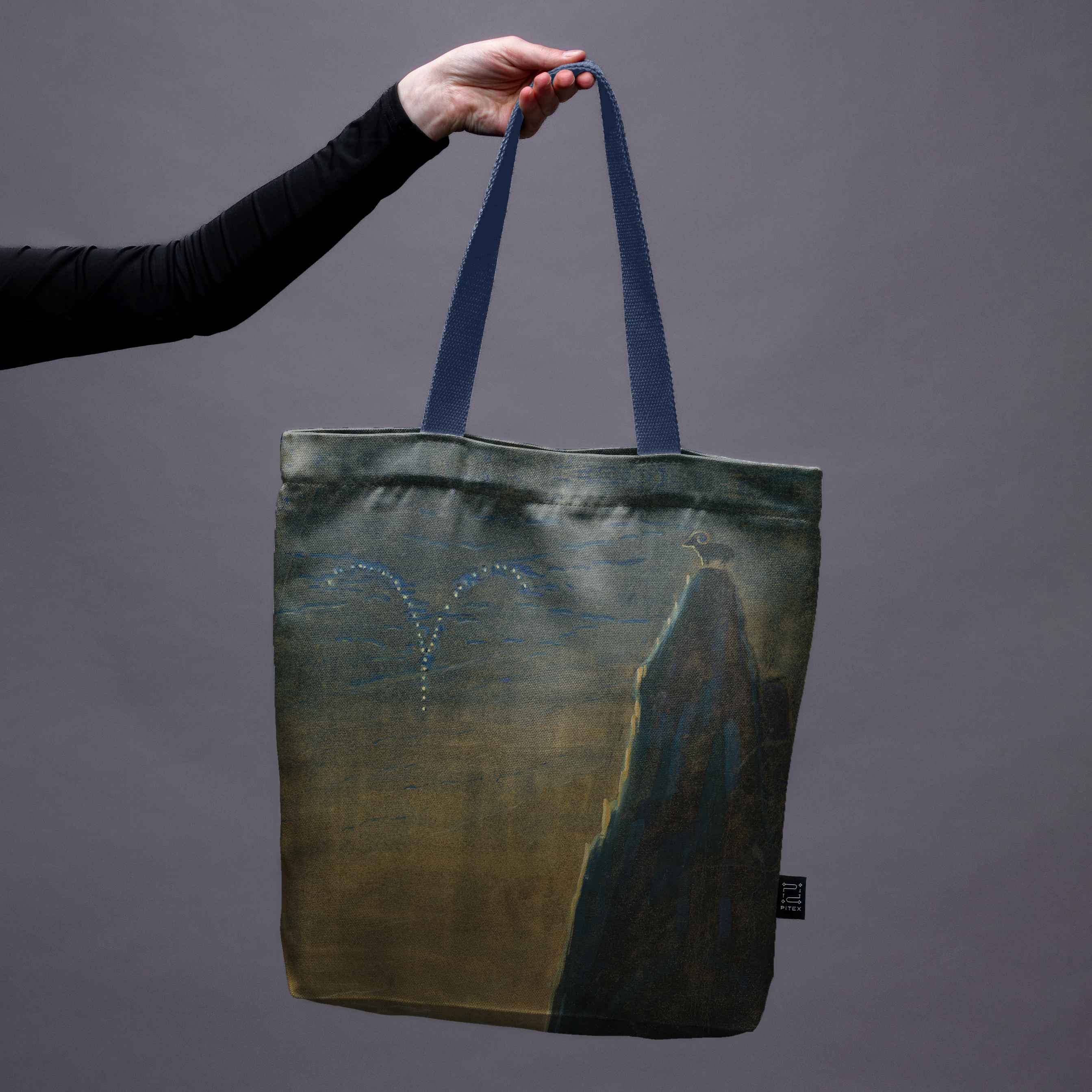 Pirkinių krepšys M. K. Čiurlionis „Saulė eina Avino ženklu