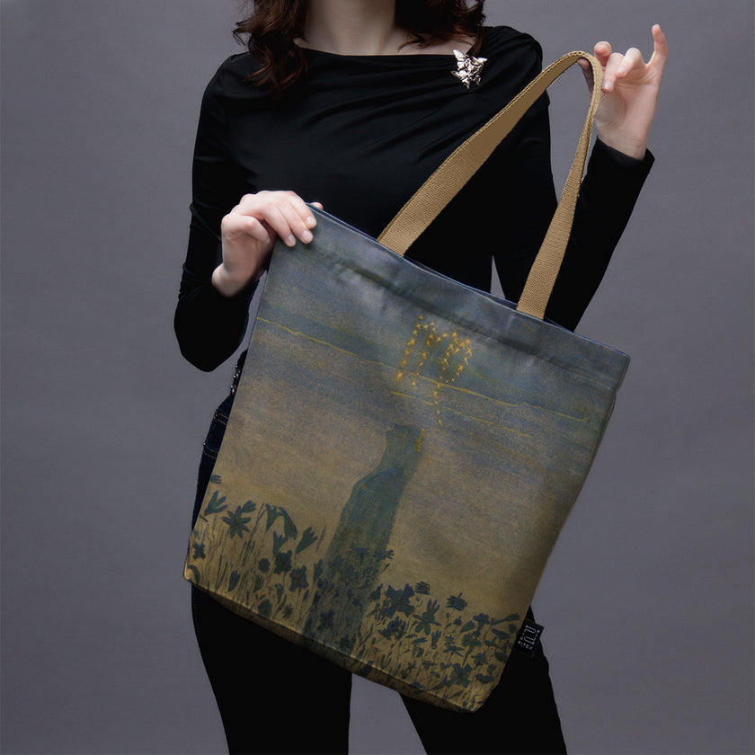 Pirkinių krepšys M. K. Čiurlionis „Saulė eina Mergelės ženklu