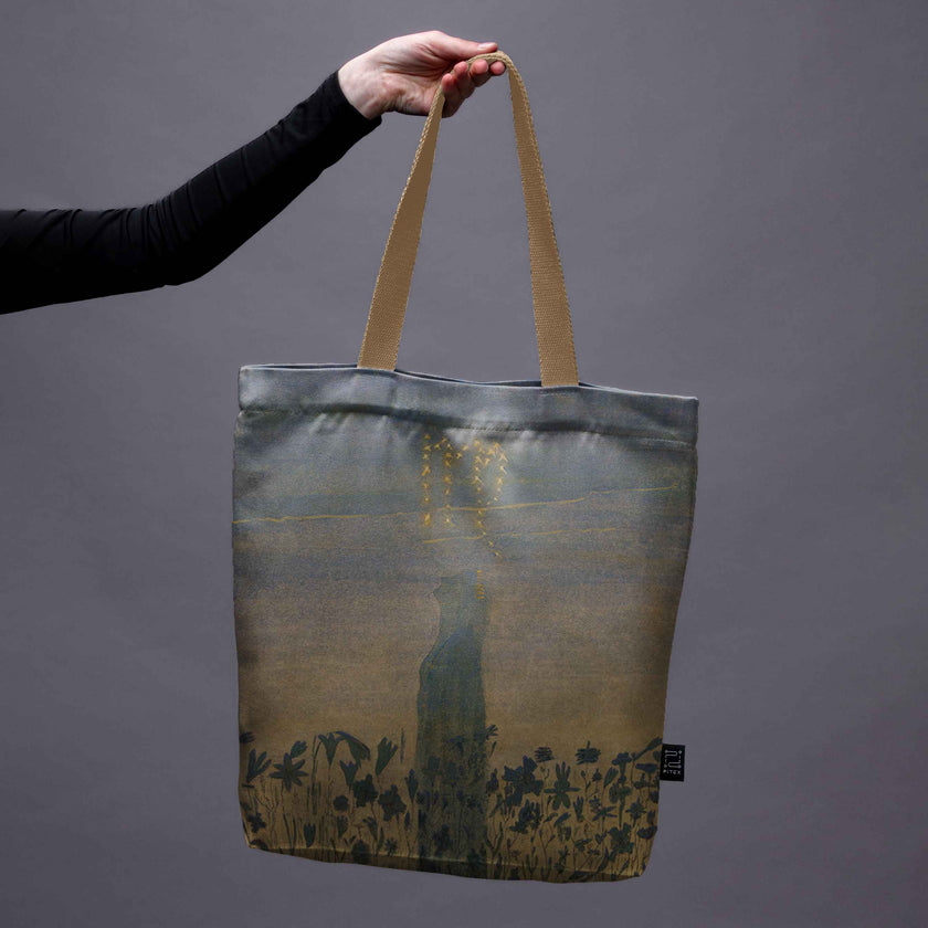 Pirkinių krepšys M. K. Čiurlionis „Saulė eina Mergelės ženklu