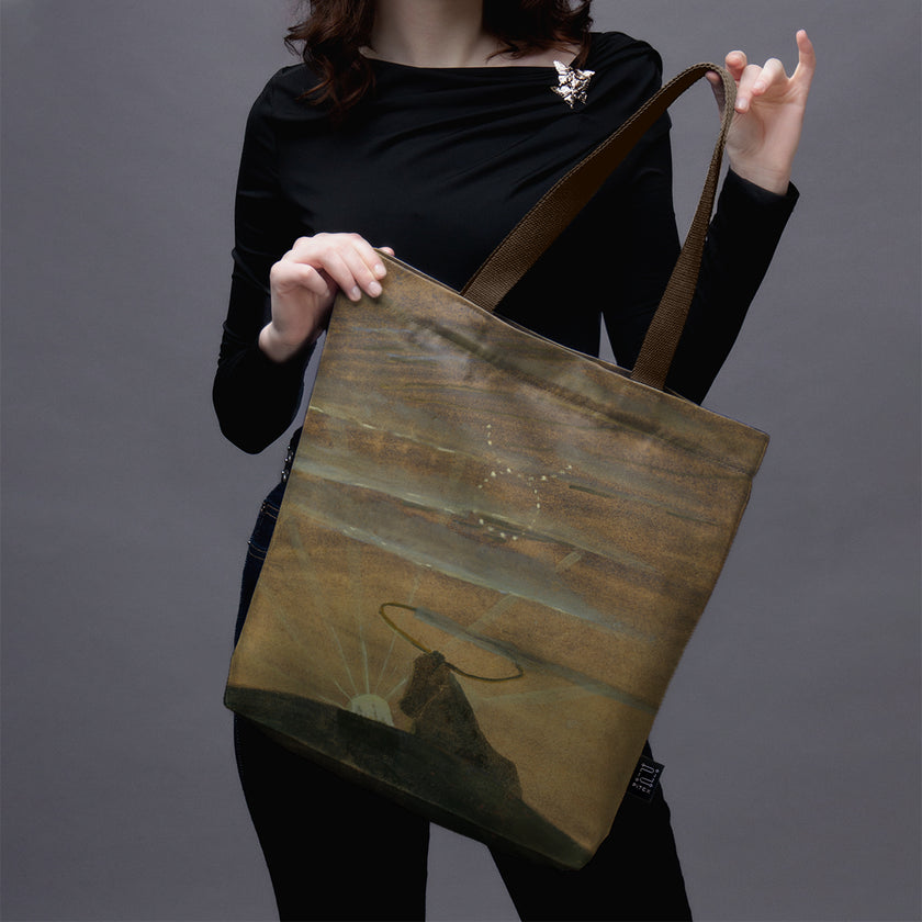 Pirkinių krepšys M. K. Čiurlionis „Saulė eina Jaučio ženklu