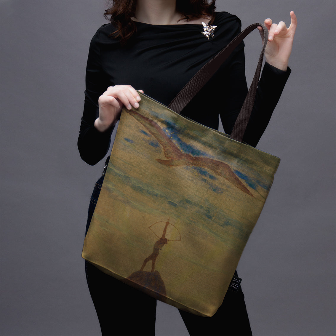 Pirkinių krepšys M. K. Čiurlionis „Saulė eina Šaulio ženklu