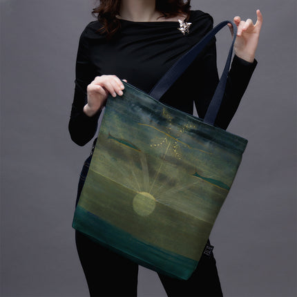 Pirkinių krepšys M. K. Čiurlionis „Saulė eina Žuvų ženklu