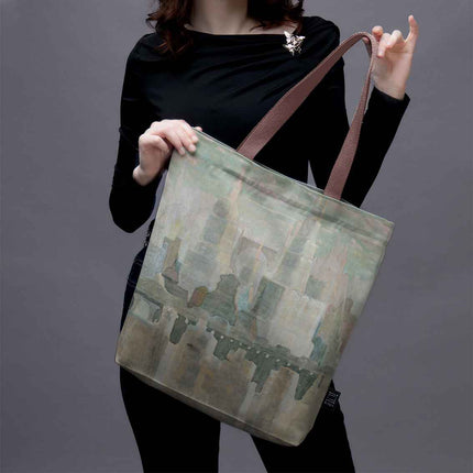 Shopping bag M. K. Čiurlionis „City