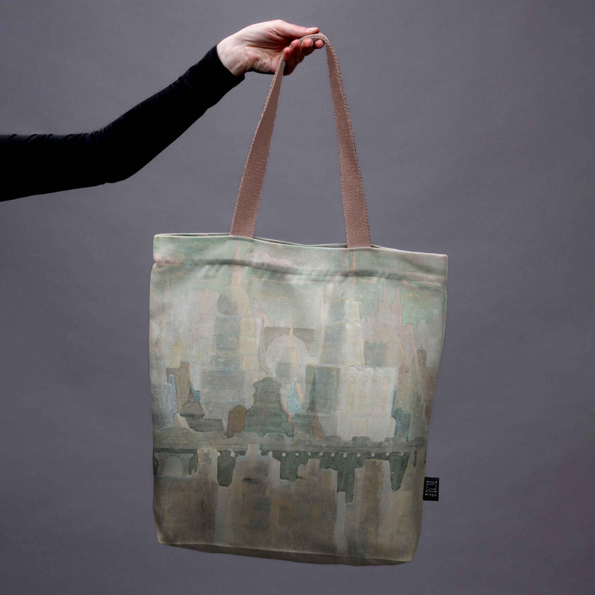 Shopping bag M. K. Čiurlionis „City