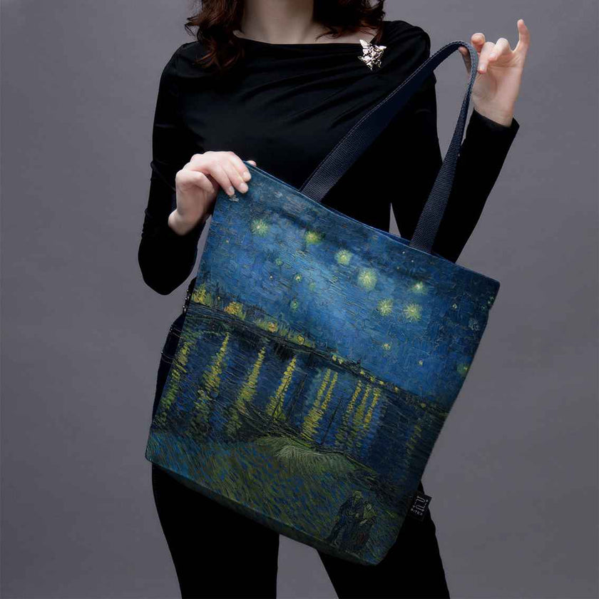 Pirkinių krepšys Vincent van Gogh „Starry Night Over the Rhone