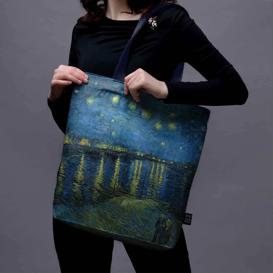 Pirkinių krepšys Vincent van Gogh „Starry Night Over the Rhone
