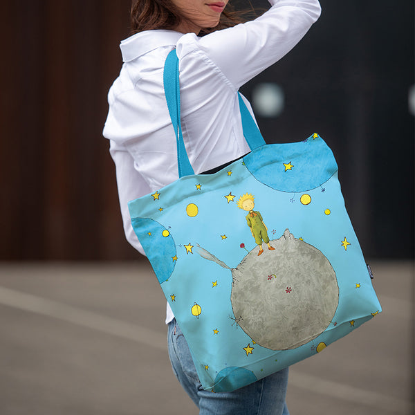 Shopping bag Antoine de Saint-Exupéry The Little Prince "Planet"